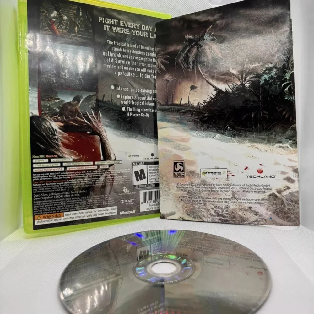 Dead Island (Microsoft Xbox 360, 2011) CIB